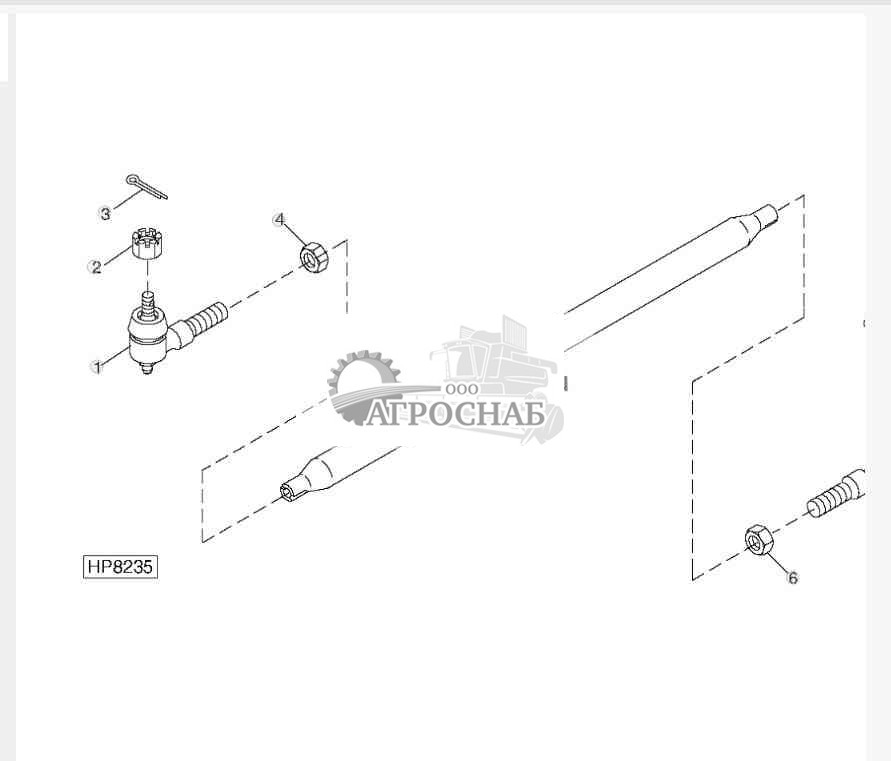STEERING TIE RODS (FIXED REAR AXLE) 